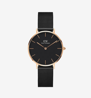 Daniel Wellington Petite Ashfield Watch - Black