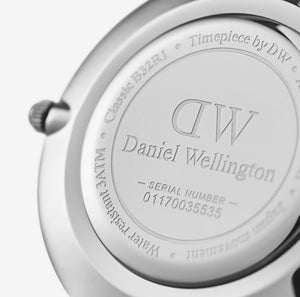 Daniel Wellington Petite Ashfield Mesh Watch - Silver