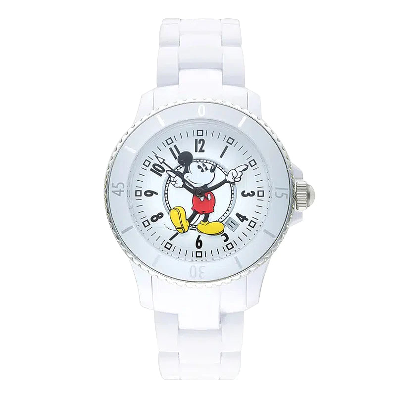 Disney Sports Mickey Mouse Unisex Watch White