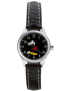 Disney Original Mickey Mouse Collection Watch Croc Black - 25mm