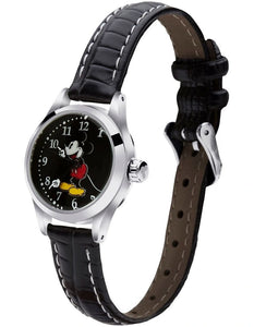Disney Original Mickey Mouse Collection Watch Croc Black - 25mm