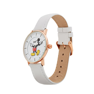Disney Original Mickey Mouse collection Watch Rose gold White 20mm