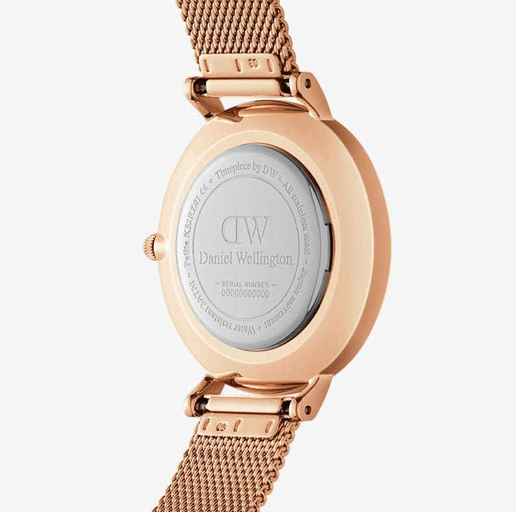 Daniel Wellington Petite Melrose Watch - Rose Gold Mesh