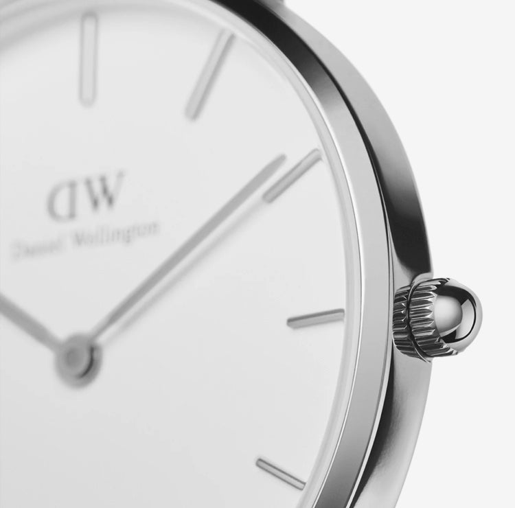Daniel Wellington Petite Sterling Silver Watch Mesh