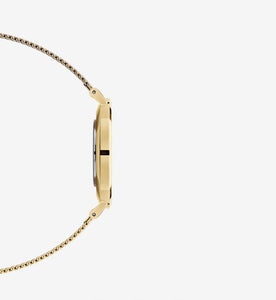 Daniel Wellington Classic Mesh Onyx Watch - Gold