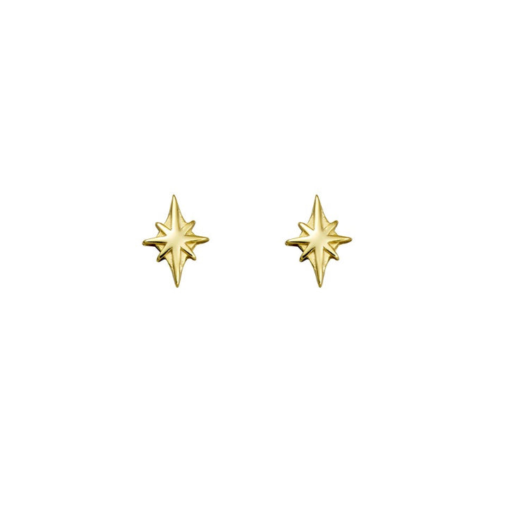 Gold Spark Stud Earring