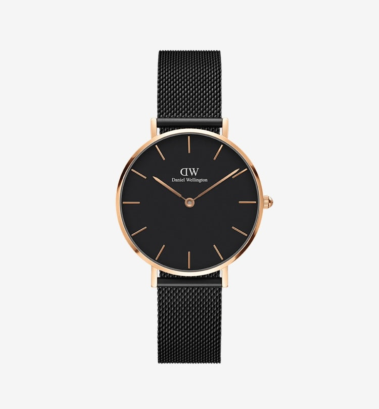Daniel Wellington Petite Ashfield Watch - Black