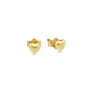 Gold Heart Stud