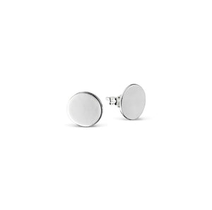 Sterling silver circle stud