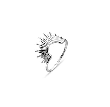 Sterling silver tribal ring