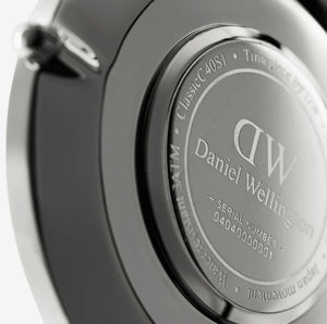 Daniel Wellington Classic St Mawes Watch Silver - Black Dial