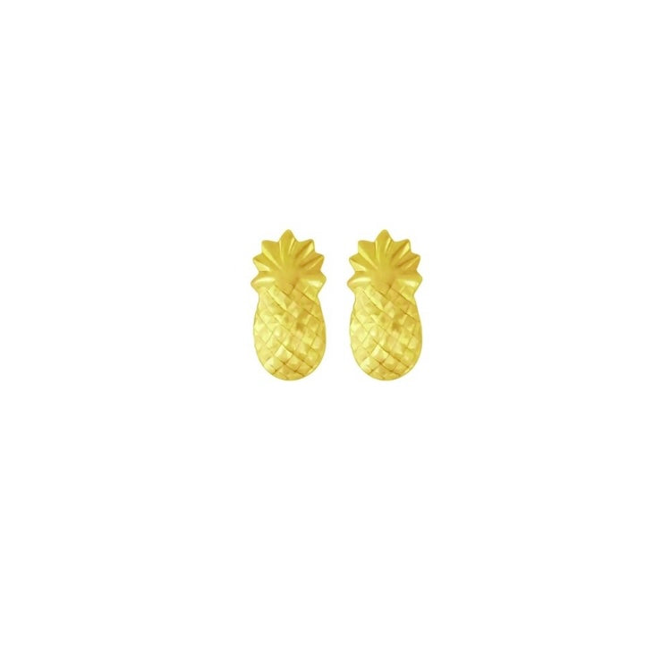 Gold Pineapple Stud
