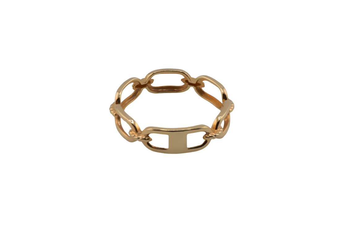 9ct Gold Chain Ring