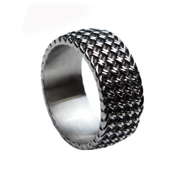 Silver Oxidised Men's Ring