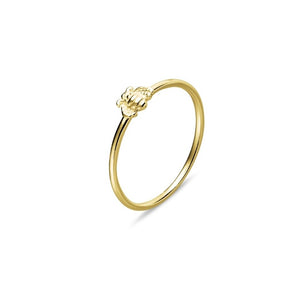 Gold mini bee ring