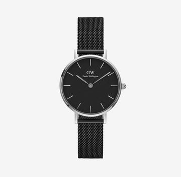 Daniel Wellington Petite Ashfield Mesh Watch - Silver