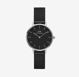 Daniel Wellington Petite Ashfield Mesh Watch - Silver